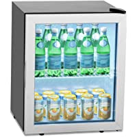 Los mejores  - Royal Catering Nevera Expositora De Bebidas Frigorífico Mini RCGK-54A (Doble vidrio- Cubierta de acero inoxidable…